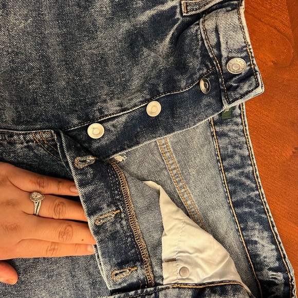 WILD FABLE JEAN SHORTS high rise cutoff - Picture 2 of 5